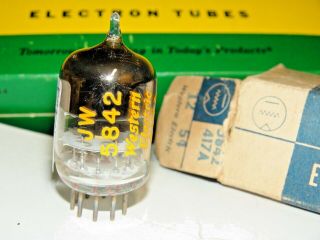 Nos 1955 Vintage Western Electric 5842 417A Vacuum Tube Bogey, 3