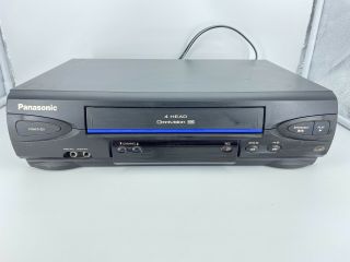 Panasonic Pv - V4022 Omnivision 4 Head Vcr Vhs Player Recorder No Remote
