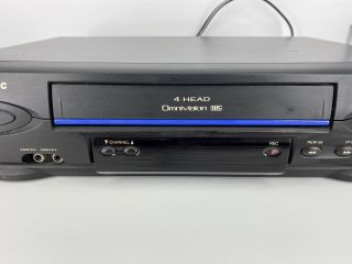 Panasonic PV - V4022 Omnivision 4 Head VCR VHS Player Recorder No Remote 3