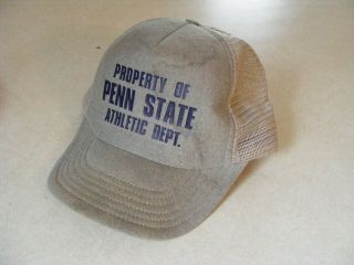 2 Vintage 1970s Penn State Nittany Lions Football Hats Caps - Cool Old Hats 2
