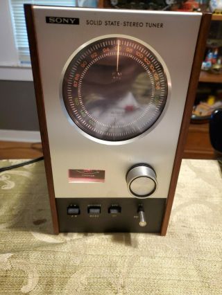 Vintage Sony St - 80w Solid State Stereo Am/fm Tuner Sony Mini Reciever -