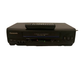 Panasonic Pv - V4521 Vcr Vhs Player 4 Head Hifi Omnivision With Remote