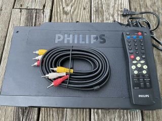 Philips Magnavox VCR 4 Head HI FI STEREO VHS w/ Remote/Cables VR620CAT21 2