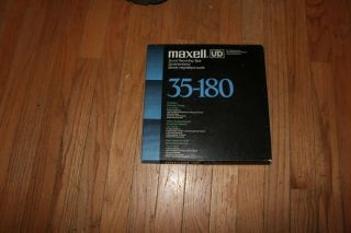 Maxell Ud 35 - 180 (n) 10.  5 " Reel Of Tape.  Jazz Music