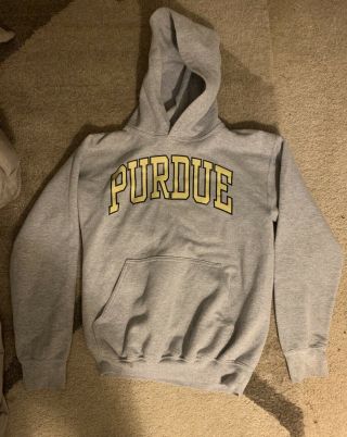 Purdue University Gray Sweatshirt Size Small