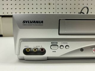 Sylvania 6260VF VCR Player VHS Recorder 4 Head 19 Micron VHS 3
