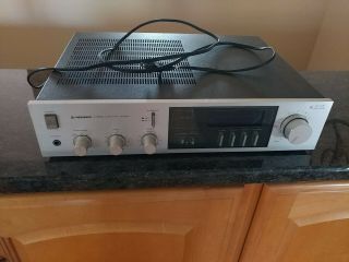 Pioneer Stereo Integrated Amplifier Sa - 520 Cleaned Video Read