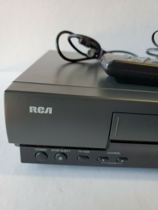 RCA VR503A 4 - Head VHS VCR Video Cassette Recorder Player w/ Remote Control 2