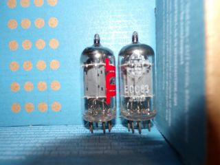 2 Perfect Matched Ei Smooth Plate 12ax7 Tubes U42