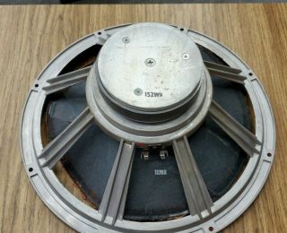 Vintage Cerwin Vega D9 15 " Speaker Woofer 152wr For Recone