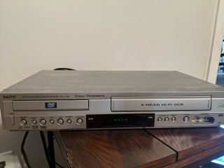 Sanyo Dvw - 7000 Dvd Vcr Combo Player Vhs 4 Head No Remote,  One Dvd