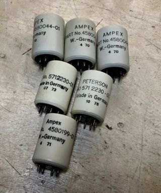 (6) Vintage Ampex / Beyer Input Transformers Ag - 440,  Microphone Or Sut For Phono