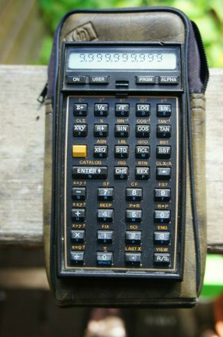 Parts Only Hewlett Packard Hp 41cx Calculator And Case