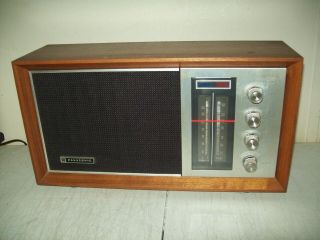 Vintage 1968 Panasonic Am Fm Solid State Radio Model Re - 7257