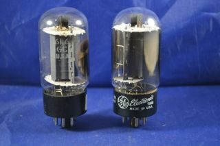 Strong Testing Match General Electric 6l6gc Audio Vacuum Tubes