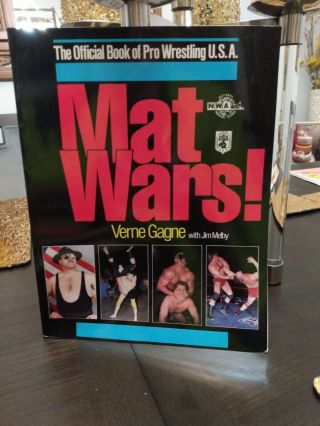 Mat Wars By Verne Gagne The Official Book Of Pro Wrestling Usa Awa Nwa Wwe 1985