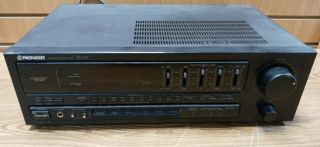 Pioneer Sx - 201 Stereo Receiver Graphic Equalizer Am/fm Tape / Cd / Phono