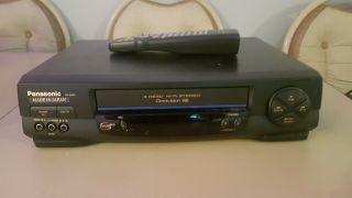 Panasonic Pv - 9451 Omnivision 4 Head Vhs Vcr Player Recorder With Remote