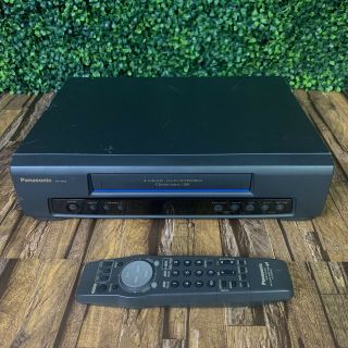 Panasonic Pv - 7450 Omnivision Vhs Hifi Stereo Recorder Vcr Player W/ Remote