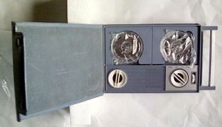 Vintage Viscount Portable Tape Recorder Reel To Reel W/Box 3