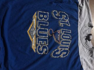 St.  Louis Blues Vintage Large Shirt 1993 Nhl Hockey