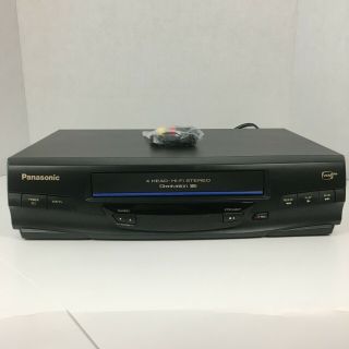 Panasonic Pv - V4520 Vcr Vhs Player Omnivision 4 Head Hi - Fi Video Cassette