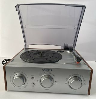 3 - Speed 33/45/78 Rpm Lp Record Player Turntable Stereo Speakers Am/fm Radio
