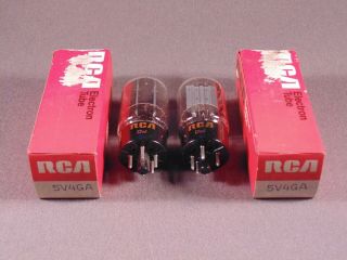 2 5v4ga Rca 1970s Ham Hifi Stereo Amplifier Vintage Vacuum Tubes Codes Dw Nos