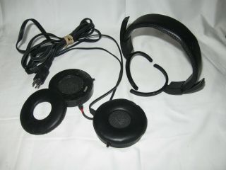 Vintage Pair Stax Sr - 30 Electret Earspeakers Fix Or Parts