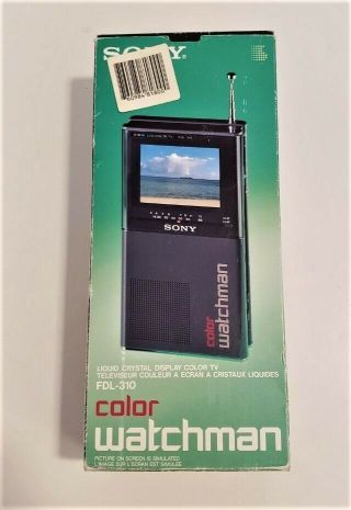 VINTAGE SONY Color Watchman FDL - 310 - - Box 2