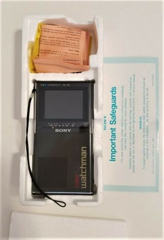 VINTAGE SONY Color Watchman FDL - 310 - - Box 3