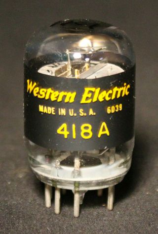 Western Electric 418a Vacuum Tube