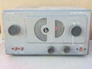 Vintage The Hallicrafters Co Model S - 38c Tube Radio Receiver Repair