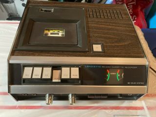 Vintage Lafayette Stereo Cassette Tape Deck Rk - D40 And