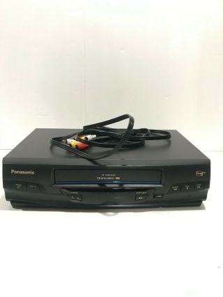 Vtg Panasonic Pv - V4020 Vcr Vhs Player Hifi Video Cassette Recorder 4head
