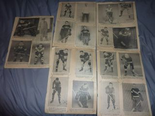 Rare Old Hockey Photos/clippings From 1930 