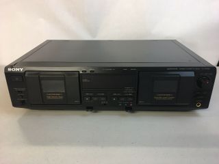 Vintage Sony Tc - We435 Dual Stereo Cassette Deck Component - Belts
