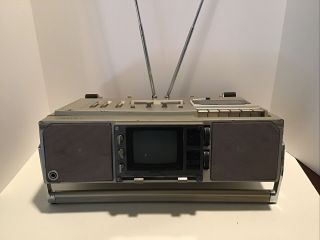 Rare 1979 Vintage Sony Fx - 414 Tv - Fm/am Receiver Cassette Made In Japan
