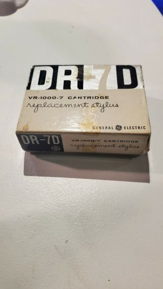 Nos Ge Dr - 7d Stylus For Ge Vr - 1000 Stereo Cartridge