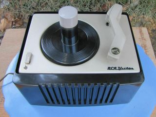 Collectible 1953 - 1955 Rca Victor Bakelite 45 Automatic Record Player 6 - Ey - 1