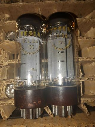 2 X Tesla El34 6ca7 Tubes