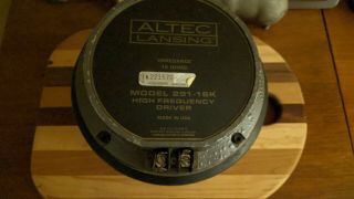 Altec Lansing 291 - 16k Compression Driver