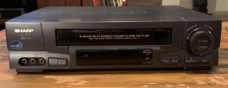 Sharp Vc - H984u 4 Head Hi - Fi Vcr Vhs Player Video Recorder - - No Remote