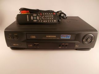Samsung Vr8060 Vcr 4 Head Vhs Player No Remote - And