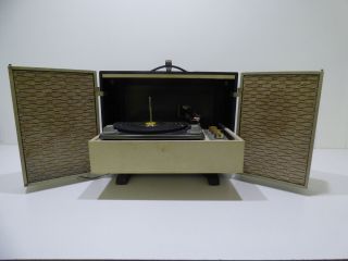 Vintage Zenith Solid State Portable Stereophonic Phonograph Mps - 50