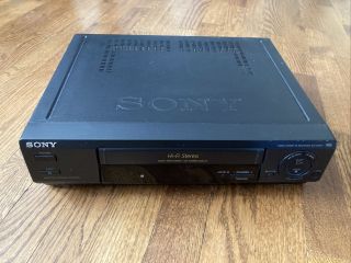 Sony Slv - 678hf Vhs Vcr Video Cassette Recorder Player - Tested/working