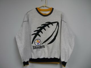 Vintage Legends Athletics Pittsburgh Steelers Pullover Sweatshirt - Large