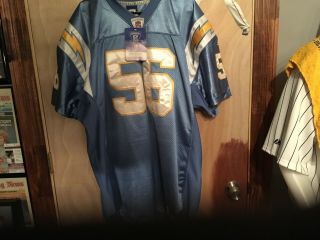 Nfl San Diego Chargers Shawn Merriman 56 Reebok Jersey Size 52 Mens