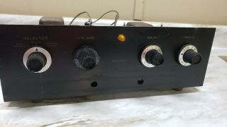Vintage Heathkit Model Ea - 2 Tube Amplifier W/ El84 Tubes