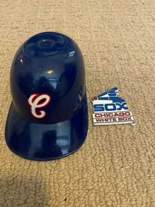 Vintage Chicago White Sox Standings Board Fridge Rubber Magnet,  Mini Helmet